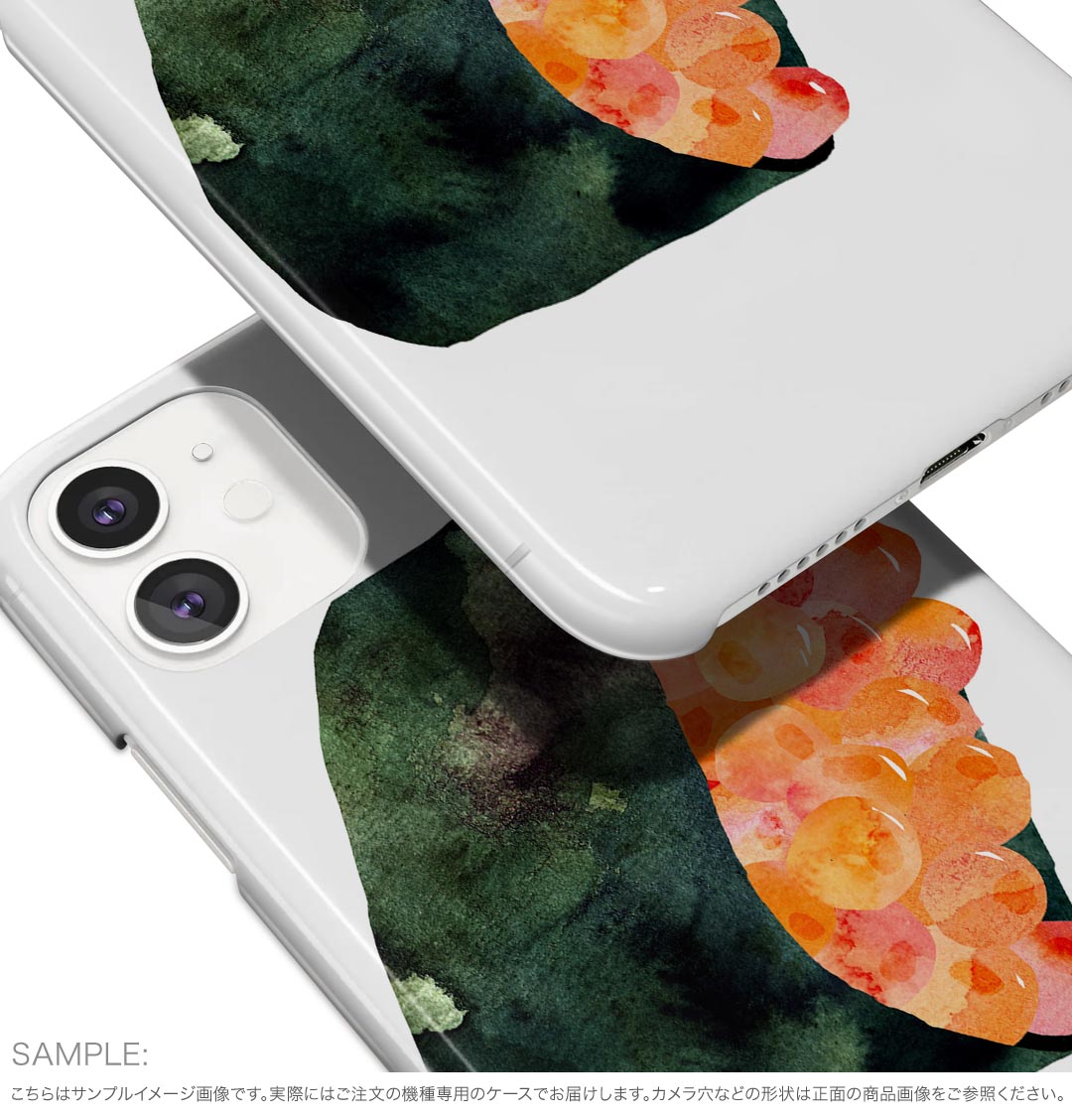 AQUOS R10 用 スマホケース SH-51F / A501SH / SH-M31 共通対応 sh51f ケース カバー ハードケース 016180 お寿司　食べ物　和食