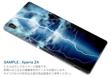 SC-04J Galaxy Feel ギャラクシー フィール sc04j docomo ドコモ スマホ カバー スマホケース スマホカバー PC ハードケース 空 雷 稲妻 ユニーク 000011