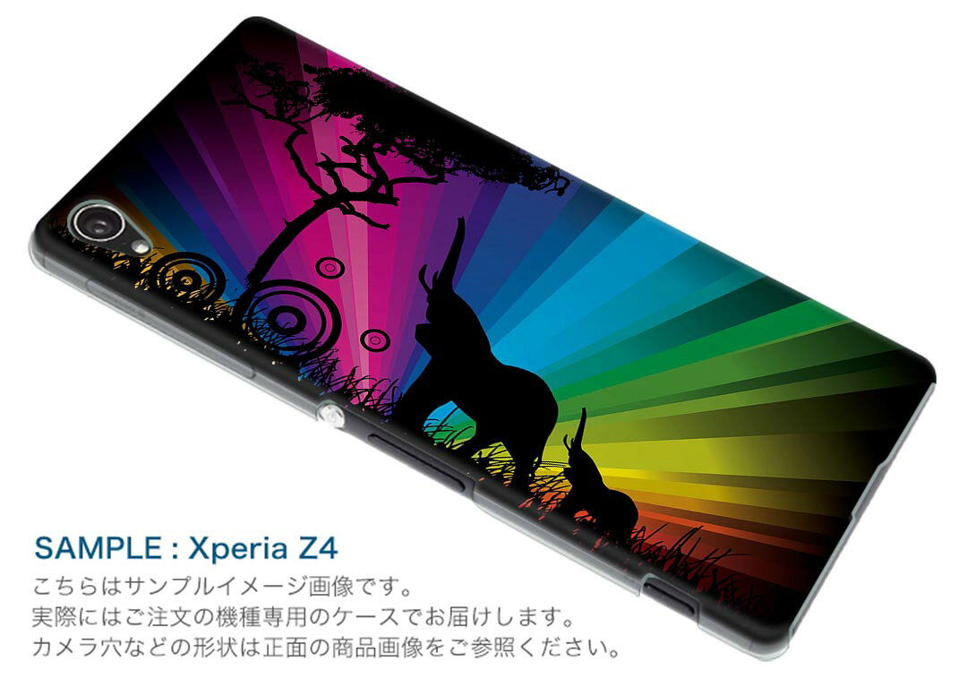 SC-02K Galaxy S9 ギャラクシー エスナイン docomo sc02k ドコモ スマホ カバー ケース スマホケース スマホカバー PC ハードケース 001049 ゾウ　レインボー