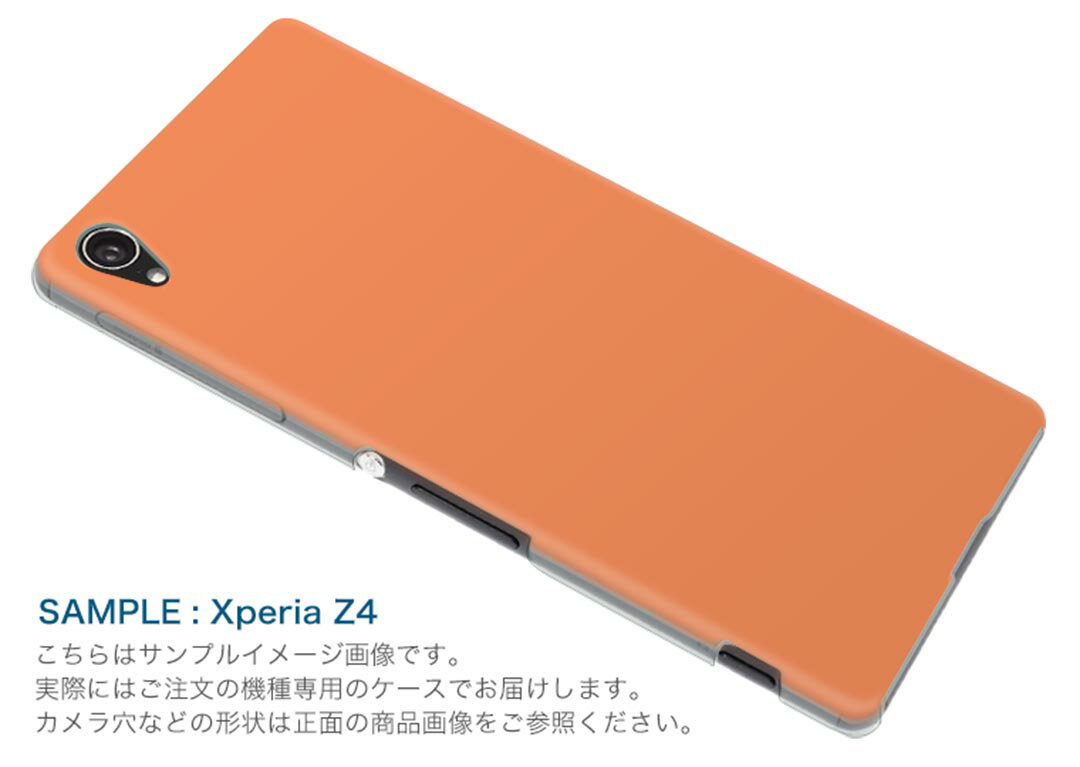 Rakuten BIG s 楽天モバイル 新型スマホ スマホ カバー ケース スマホケース スマホカバー PC ハードケース 009000 シンプル　無地　オレンジ
