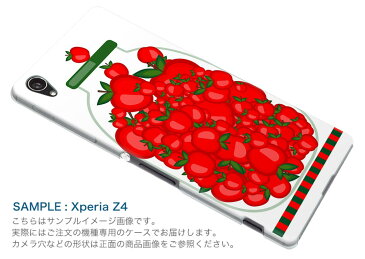 SO-01H Xperia Z5 エクスペリアz5 Sony ソニー docomo ドコモ スマホ カバー ケース スマホケース スマホカバー TPU ソフトケース 009174 果物 赤 リンゴ