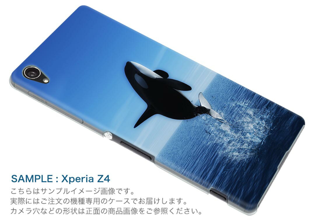 Galaxy A23 5G 専用ハードケース SC-56C / SCG18 共通対応 sc56c igcase スマホカバー カバー ケース pc ハードケース 010806 シャチ　生き物　海