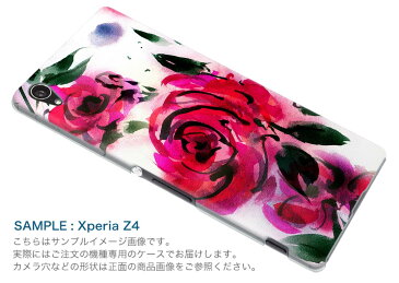 SO-03J Xperia XZs エクスペリア XZs so03j スマホ カバー スマホケース ハード pc ケース ハードケース 花 バラ ピンク 011132