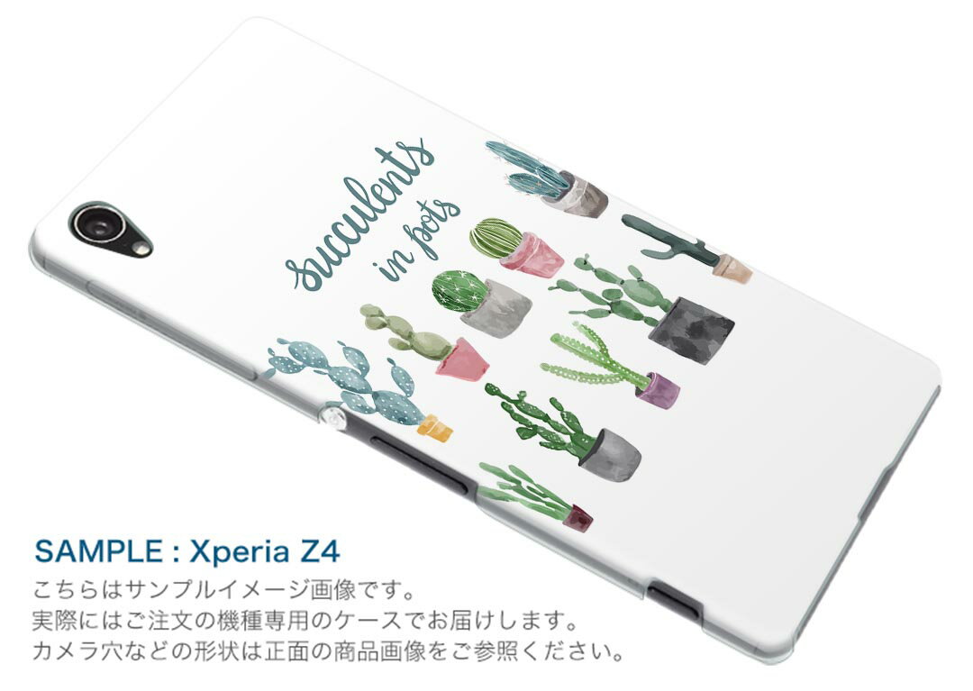 Xperia 5 II 専用ハードケース igcase SOG02 au スマホカバー カバー ケース pc ハードケース 015908 サボテン　多肉植物