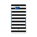HTV33 HTC U11 エイチティーシー ユーイレブン htv33 au エーユー スマホ カバー スマホケース スマホカバー PC ハードケース シンプル ボーダー 黒 その他 009057(2)