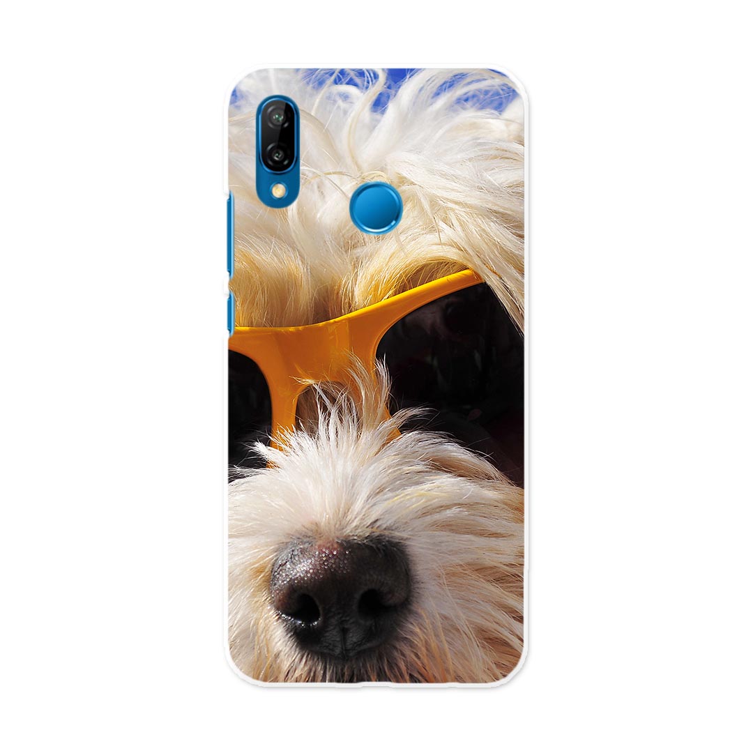 HWV32 HUAWEI P20 lite ファーウェイ ピー トゥエンティー ライト au エーユー hwv32 スマホ カバー ケース スマホケース スマホカバー PC ハードケース 006384 写真　動物　犬