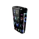 glo hyper x2 専用 デザインスキンシール 全面 フルセット カバー ケース 保護 グロー グロウ ステッカー デコ アクセサリー 電子たばこ 000026 アルファベット カラフル 黒