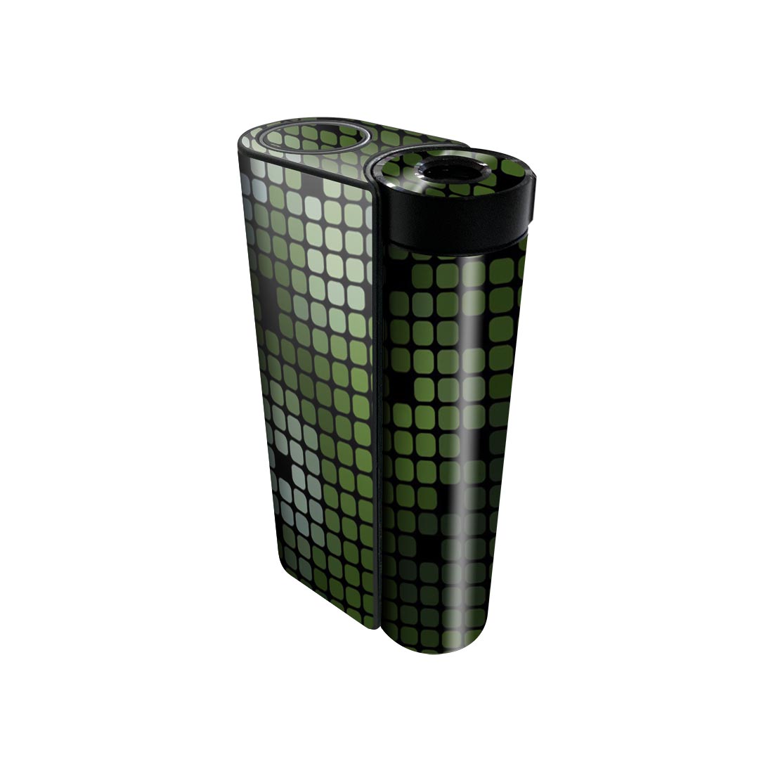 glo hyper x2 専用 デザインスキンシール 全面 フルセット カバー ケース 保護 グロー グロウ ステッカー デコ アクセサリー 電子たばこ 000473 タイル　カモフラージュ