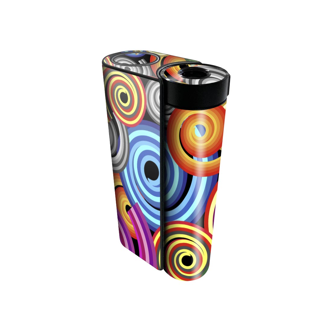 glo hyper x2 専用 デザインスキンシール 全面 フルセット カバー ケース 保護 グロー グロウ ステッカー デコ アクセサリー 電子たばこ 000501 ナルト カラフル