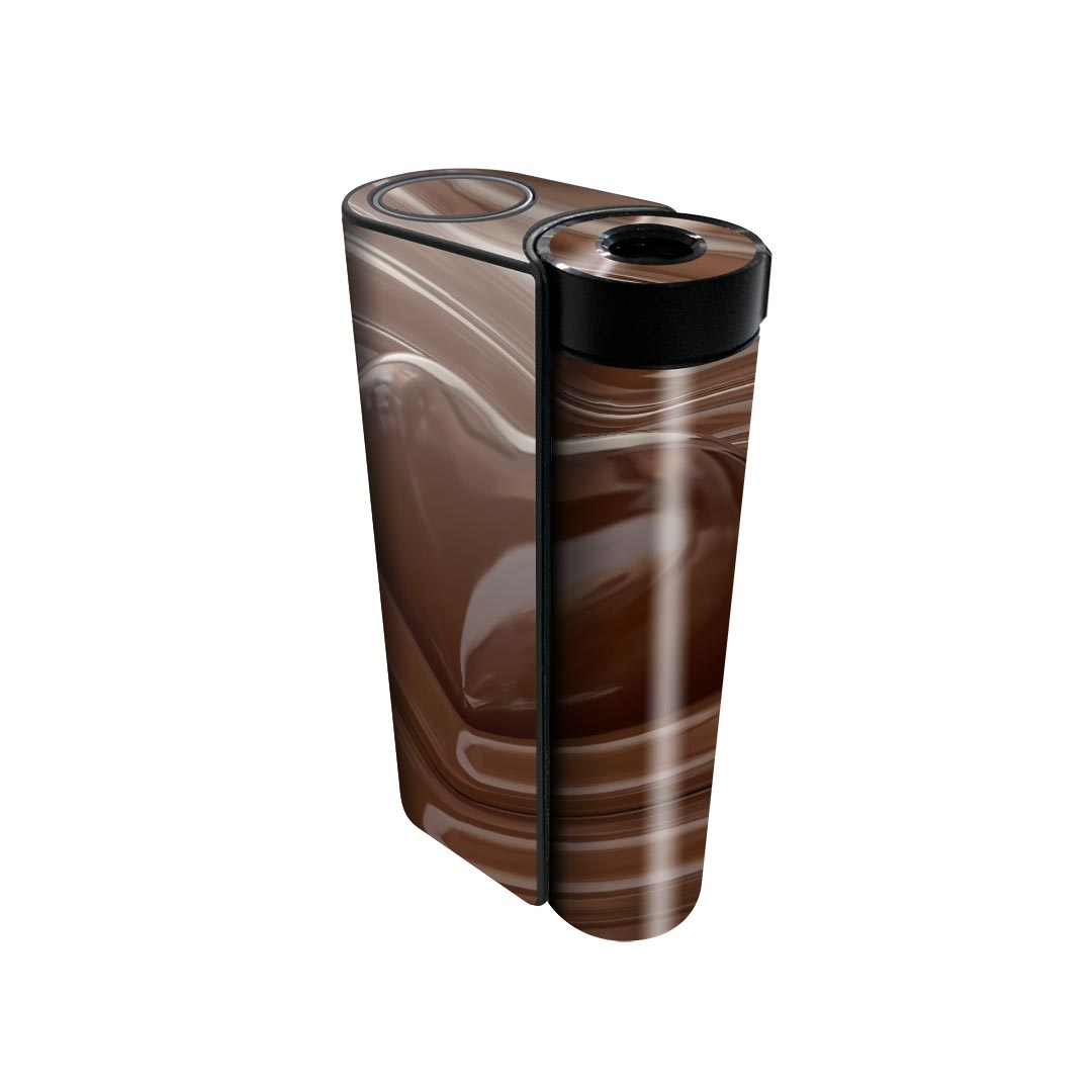 glo hyper x2 専用 デザインスキンシール 全面 フルセット カバー ケース 保護 グロー グロウ ステッカー デコ アクセサリー 電子たばこ 000815 チョコレート ハート