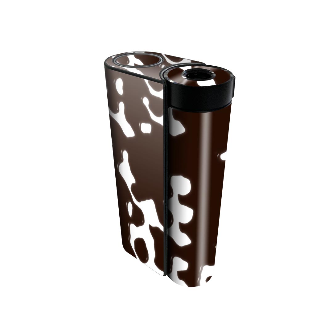 glo hyper x2 専用 デザインスキンシール 全面 フルセット カバー ケース 保護 グロー グロウ ステッカー デコ アクセサリー 電子たばこ 000857 水玉 チョコ