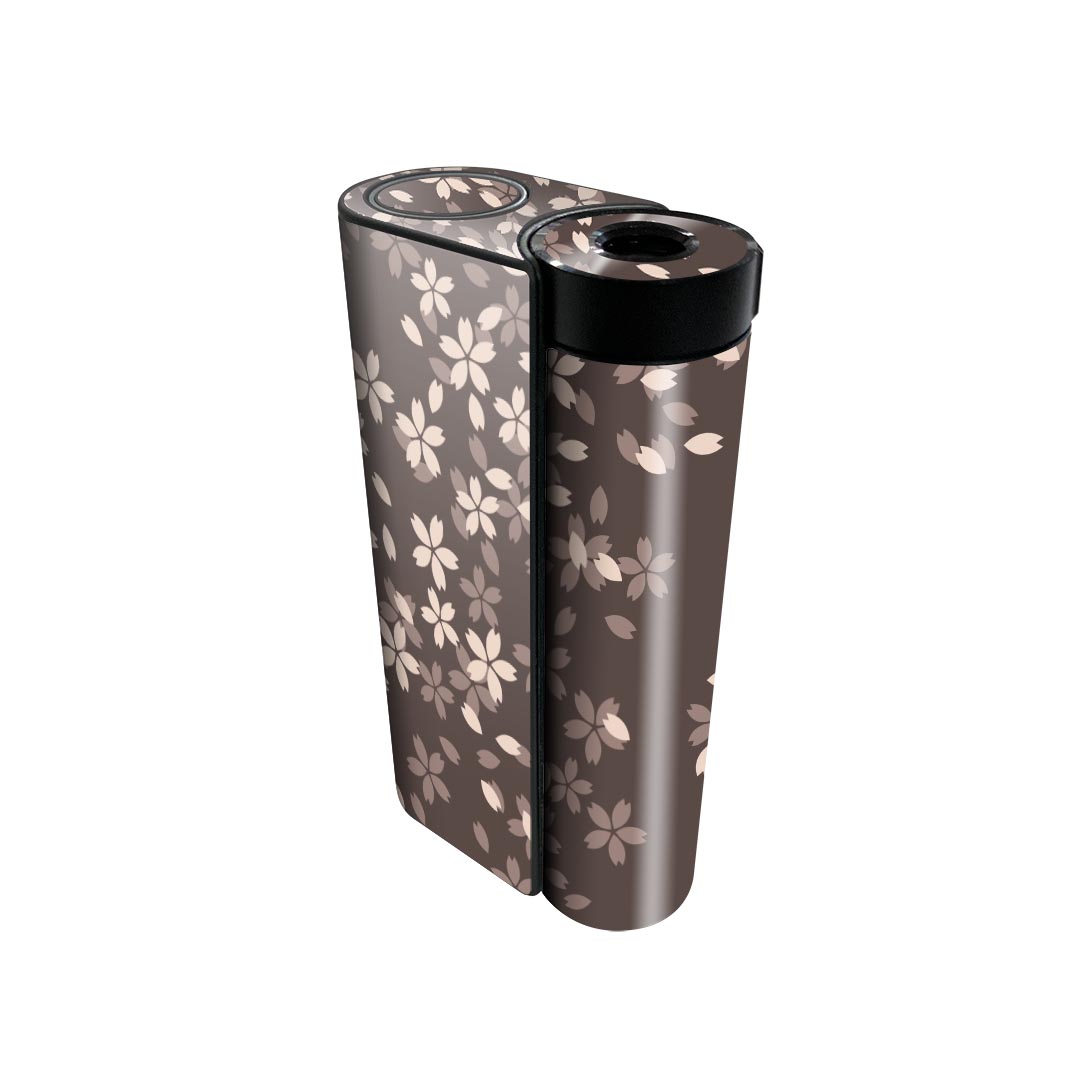 glo hyper x2 専用 デザインスキンシール 全面 フルセット カバー ケース 保護 グロー グロウ ステッカー デコ アクセサリー 電子たばこ 001220 桜 花