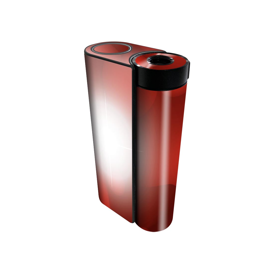 glo hyper x2 専用 デザインスキンシール 全面 フルセット カバー ケース 保護 グロー グロウ ステッカー デコ アクセサリー 電子たばこ 001267 赤　模様