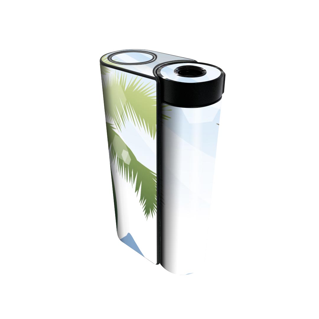 glo hyper x2 専用 デザインスキンシール 全面 フルセット カバー ケース 保護 グロー グロウ ステッカー デコ アクセサリー 電子たばこ 001381 南国　トロピカル　海