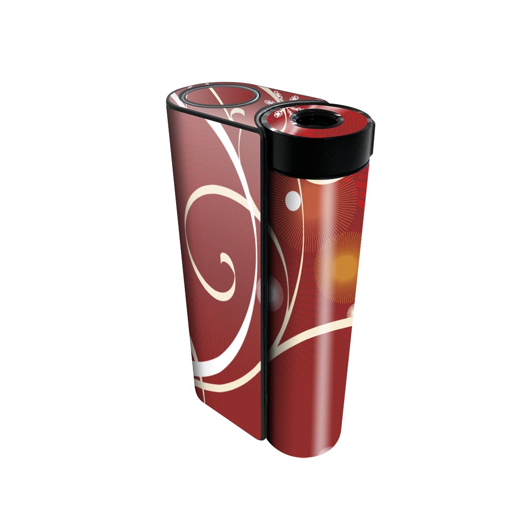 glo hyper x2 専用 デザインスキンシール 全面 フルセット カバー ケース 保護 グロー グロウ ステッカー デコ アクセサリー 電子たばこ 001519 雪　冬