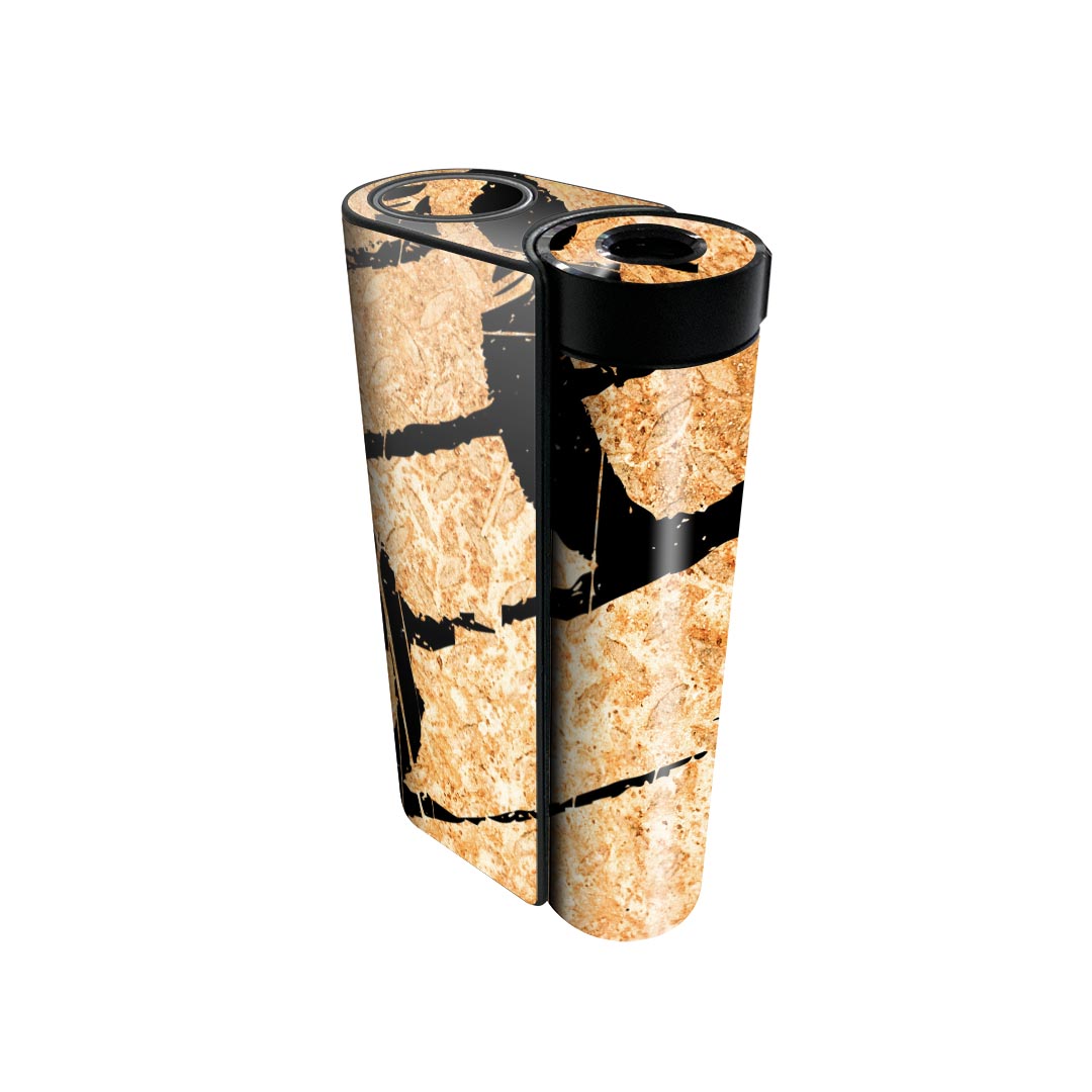 glo hyper x2 専用 デザインスキンシール 全面 フルセット カバー ケース 保護 グロー グロウ ステッカー デコ アクセサリー 電子たばこ 001639 音符　音楽