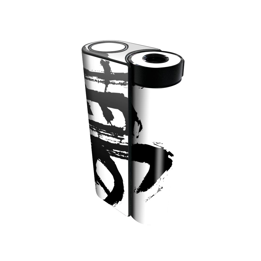 glo hyper x2 専用 デザインスキンシール 全面 フルセット カバー ケース 保護 グロー グロウ ステッカー デコ アクセサリー 電子たばこ 001647 日本語・和柄 日本語　漢字