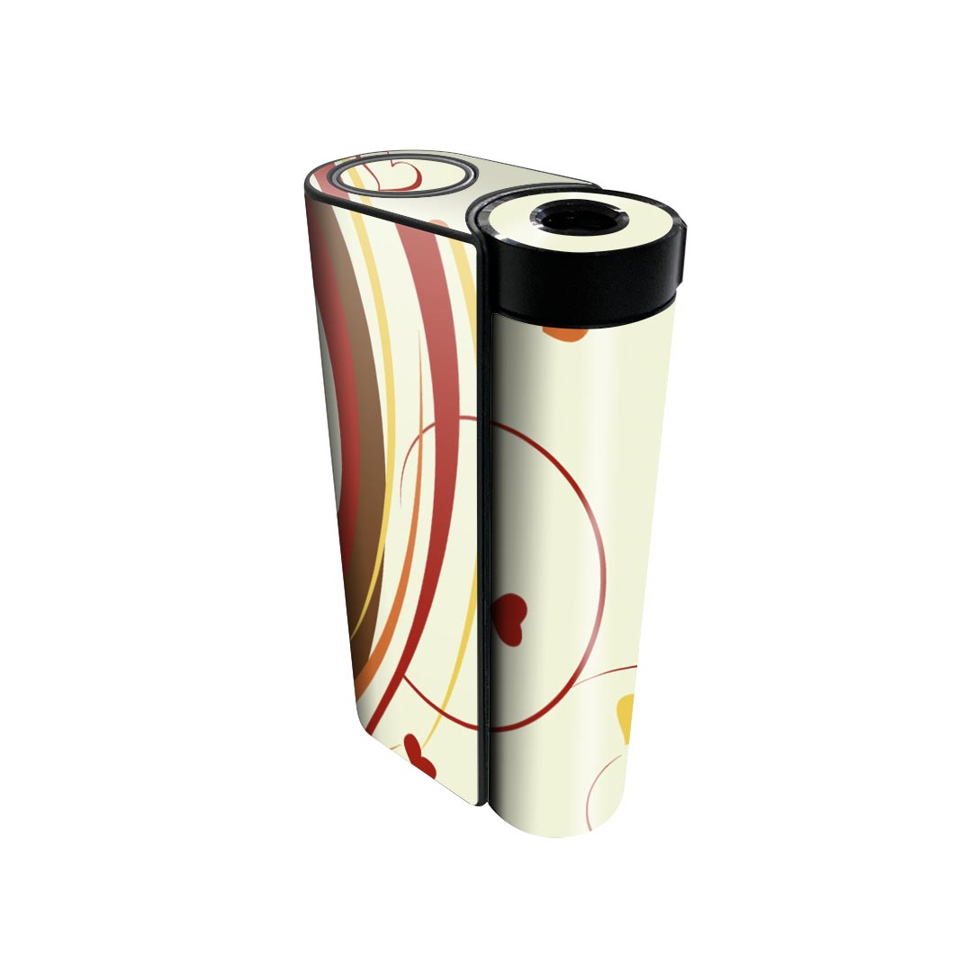 商品特徴・貼るだけでかんたん着せ替え、glo hyperx2 専用デザインスキンシール・高精細プリントで写真と遜色のない仕上がり！半光沢シートでしっとりツヤのある表現力・正面に加え、天面・底面シールがセットで一体感アップ！・ちょっとしたすり...