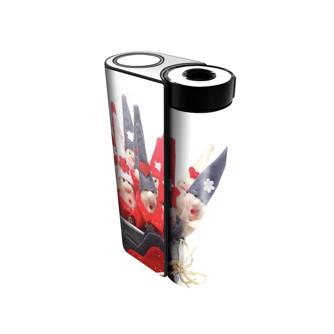 glo hyper x2 専用 デザインスキンシール 全面 フルセット カバー ケース 保護 グロー グロウ ステッカー デコ アクセサリー 電子たばこ 002516 クリスマス サンタ