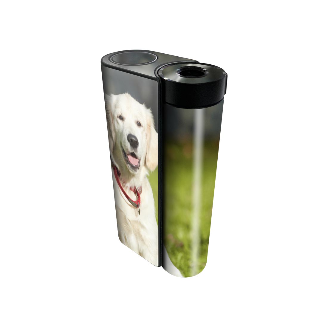 glo hyper x2 専用 デザインスキンシール 全面 フルセット カバー ケース 保護 グロー グロウ ステッカー デコ アクセサリー 電子たばこ 002665 犬　動物　写真