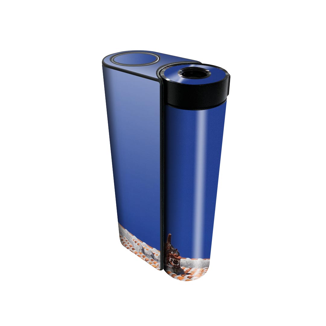 glo hyper x2 専用 デザインスキンシール 全面 フルセット カバー ケース 保護 グロー グロウ ステッカー デコ アクセサリー 電子たばこ 002774 沖縄 シーサー 写真