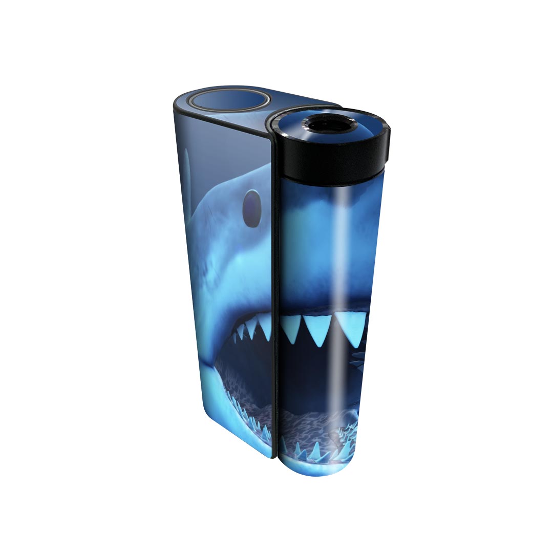 glo hyper x2 専用 デザインスキンシール 全面 フルセット カバー ケース 保護 グロー グロウ ステッカー デコ アクセサリー 電子たばこ 002902 動物　海　イラスト