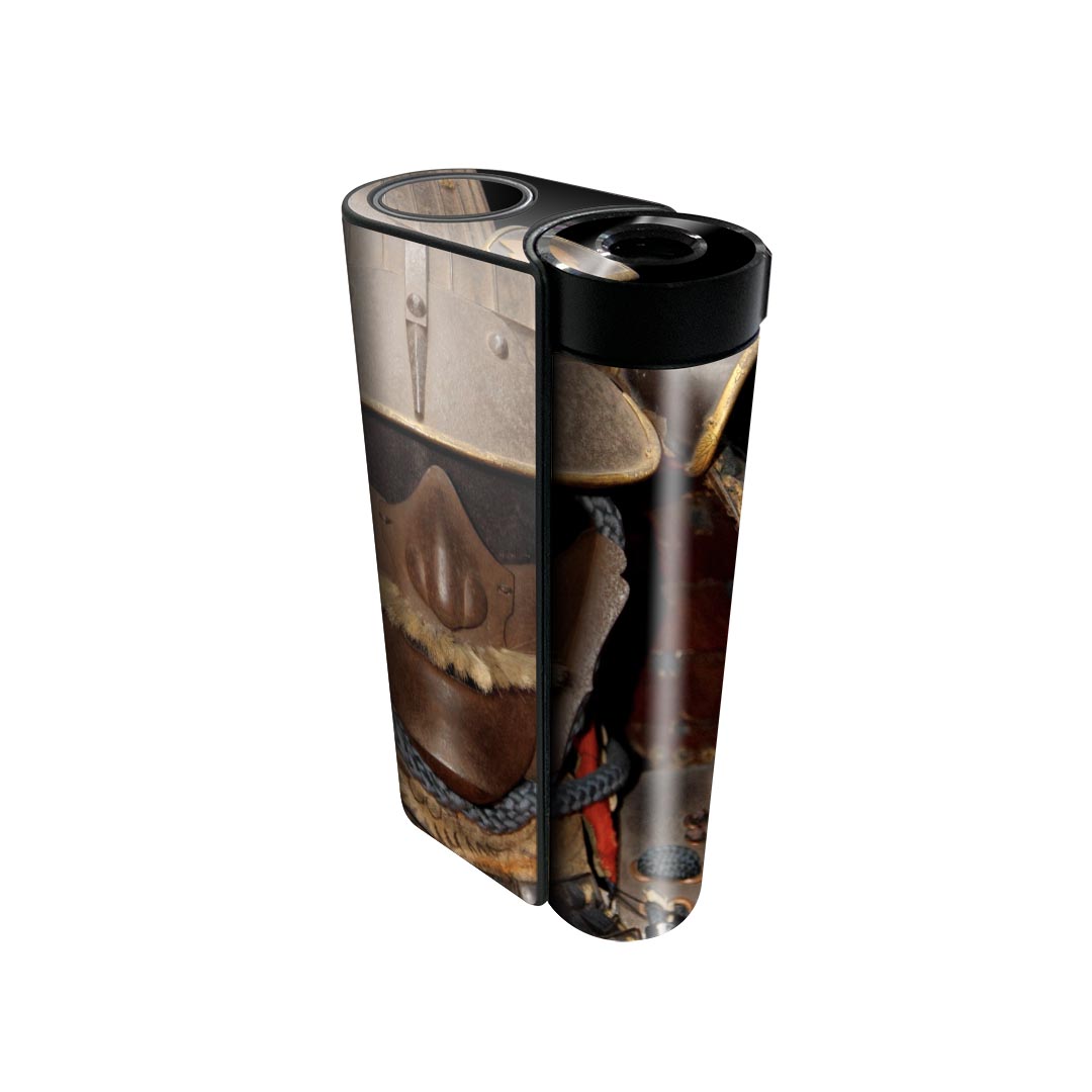 glo hyper x2 専用 デザインスキンシール 全面 フルセット カバー ケース 保護 グロー グロウ ステッカー デコ アクセサリー 電子たばこ 003413 和風　和柄　侍