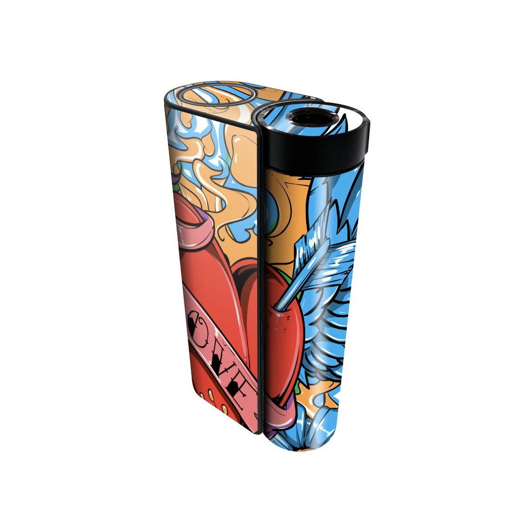 glo hyper x2 専用 デザインスキンシール 全面 フルセット カバー ケース 保護 グロー グロウ ステッカ..