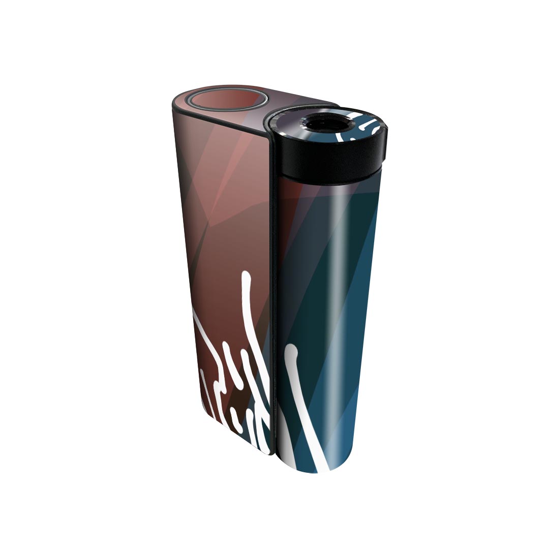 glo hyper x2 専用 デザインスキンシール 全面 フルセット カバー ケース 保護 グロー グロウ ステッカー デコ アクセサリー 電子たばこ 022836 カラフル