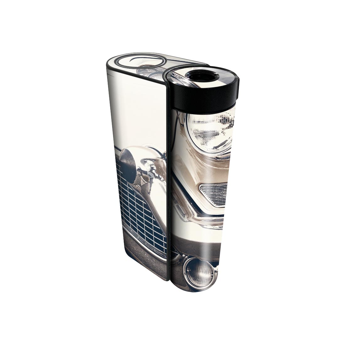 商品特徴・貼るだけでかんたん着せ替え、glo hyperx2 専用デザインスキンシール・高精細プリントで写真と遜色のない仕上がり！半光沢シートでしっとりツヤのある表現力・正面に加え、天面・底面シールがセットで一体感アップ！・ちょっとしたすり...