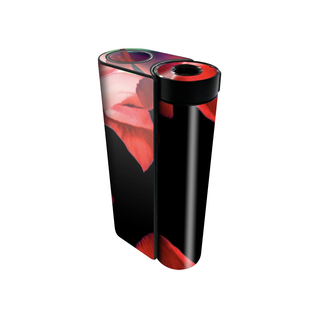 glo hyper x2 専用 デザインスキンシール 全面 フルセット カバー ケース 保護 グロー グロウ ステッカー デコ アクセサリー 電子たばこ 023340 花　フラワー