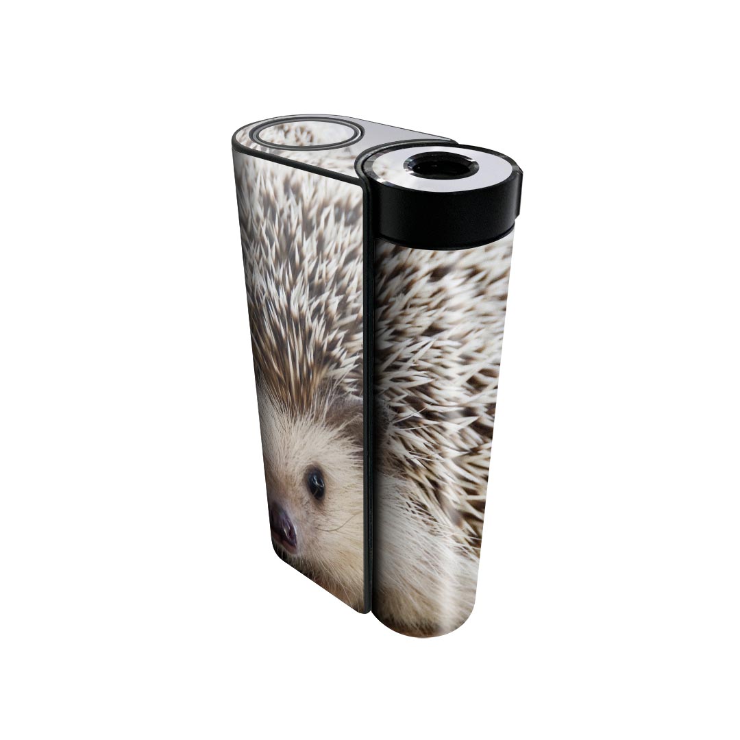 glo hyper x2 専用 デザインスキンシール 全面 フルセット カバー ケース 保護 グロー グロウ ステッカー デコ アクセサリー 電子たばこ 023434 ハリネズミ 動物 写真