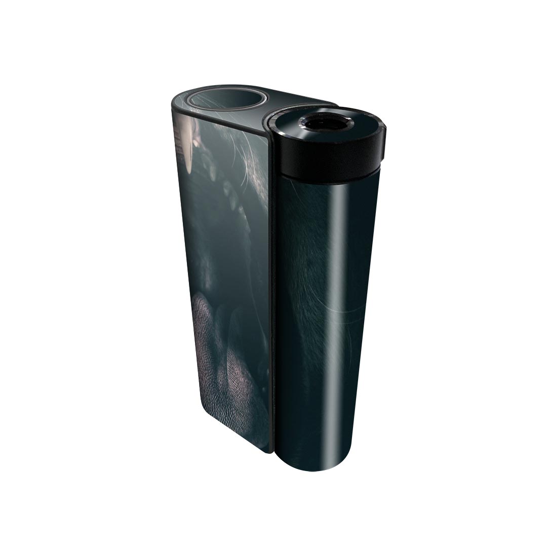 glo hyper x2 専用 デザインスキンシール 全面 フルセット カバー ケース 保護 グロー グロウ ステッカー デコ アクセサリー 電子たばこ 023526 ライオン　動物