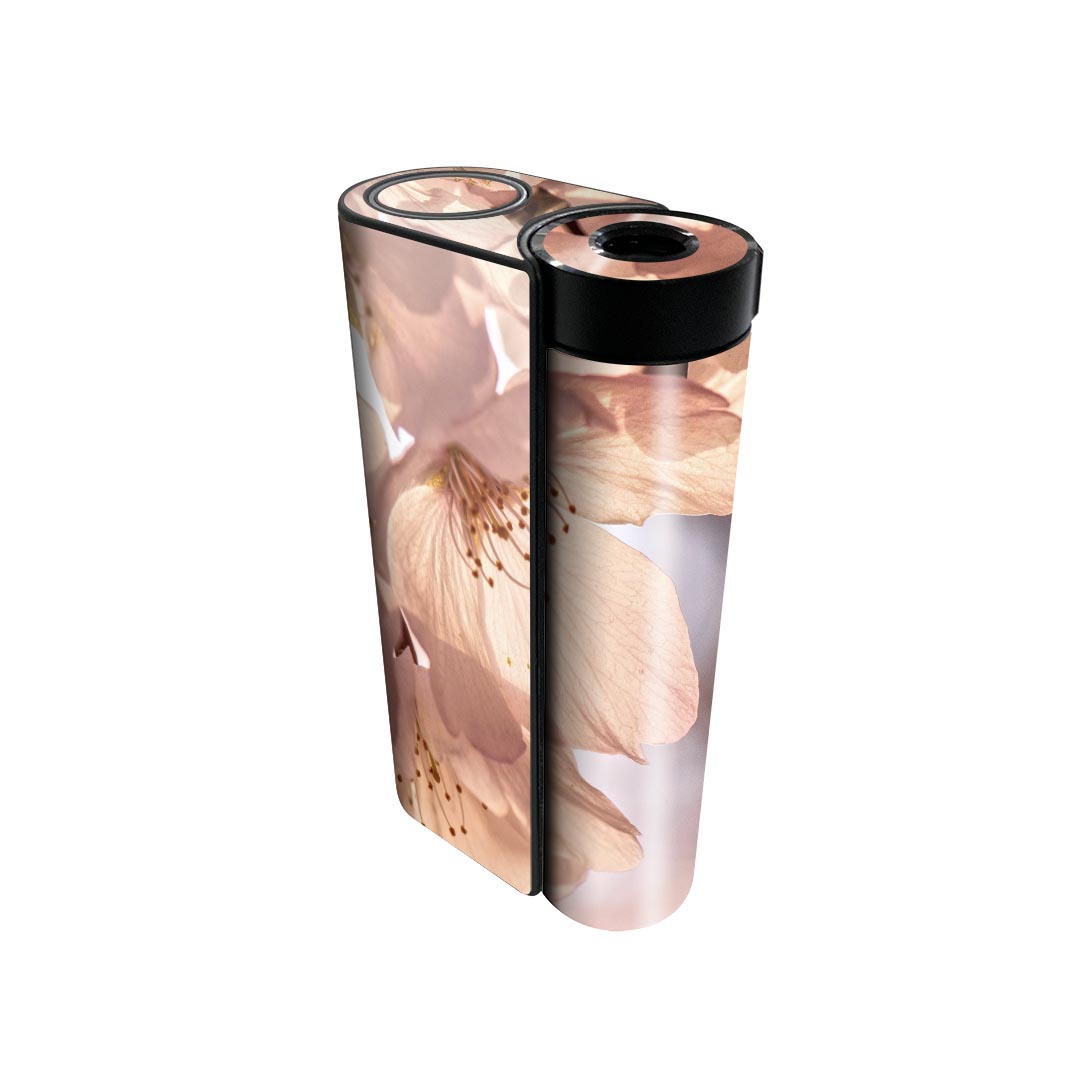 glo hyper x2 専用 デザインスキンシール 全面 フルセット カバー ケース 保護 グロー グロウ ステッカー デコ アクセサリー 電子たばこ 023826 花 フラワー 桜