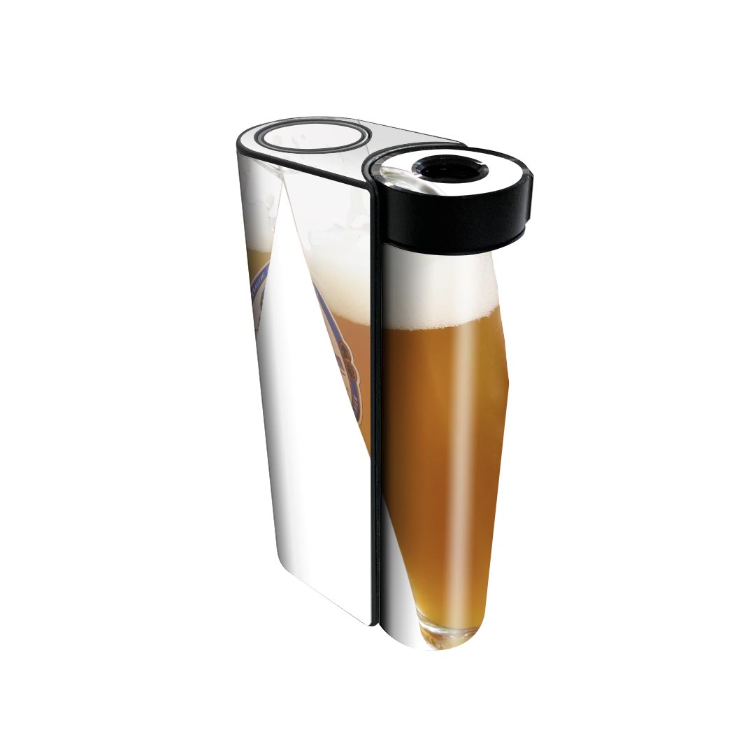 glo hyper x2 専用 デザインスキンシール 全面 フルセット カバー ケース 保護 グロー グロウ ステッカー デコ アクセサリー 電子たばこ 025616 生ビール　写真　お酒