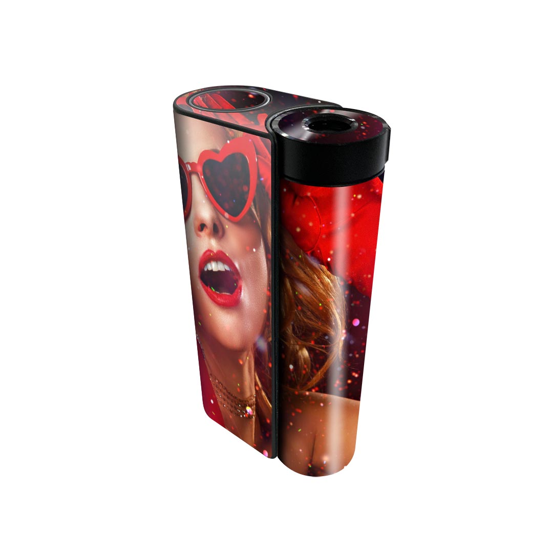 glo hyper x2 専用 デザインスキンシール 全面 フルセット カバー ケース 保護 グロー グロウ ステッカー デコ アクセサリー 電子たばこ 025666 女性 パーティー サングラス