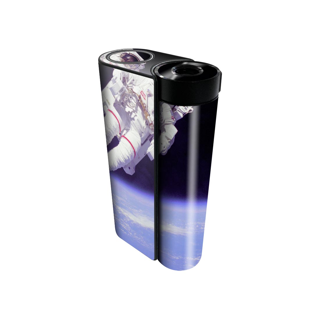 glo hyper x2 専用 デザインスキンシール 全面 フルセット カバー ケース 保護 グロー グロウ ステッカー デコ アクセサリー 電子たばこ 025833 宇宙飛行士　惑星　地球