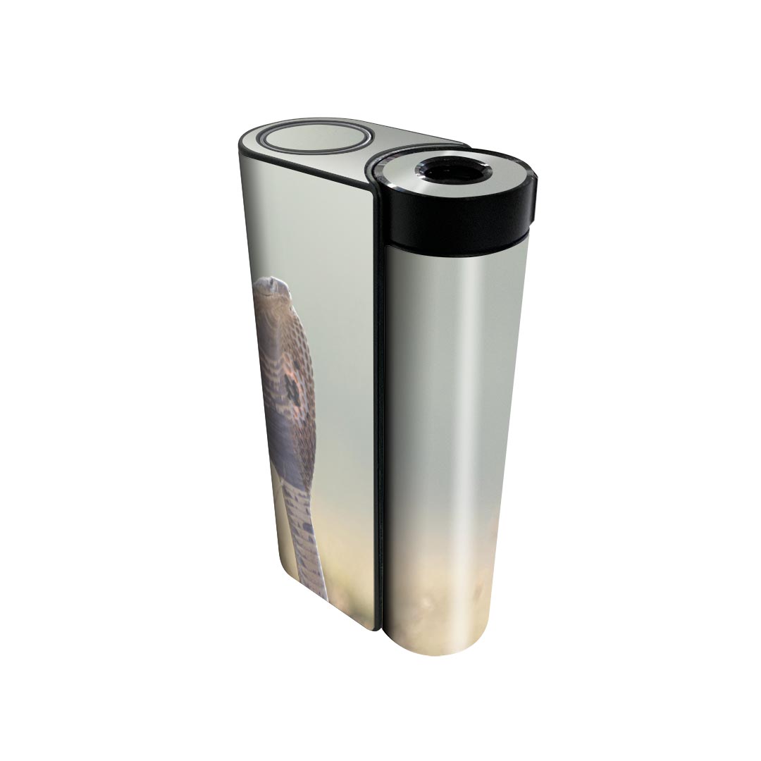 glo hyper x2 専用 デザインスキンシール 全面 フルセット カバー ケース 保護 グロー グロウ ステッカー デコ アクセサリー 電子たばこ 026031 蛇 ヘビ 爬虫類 コブラ