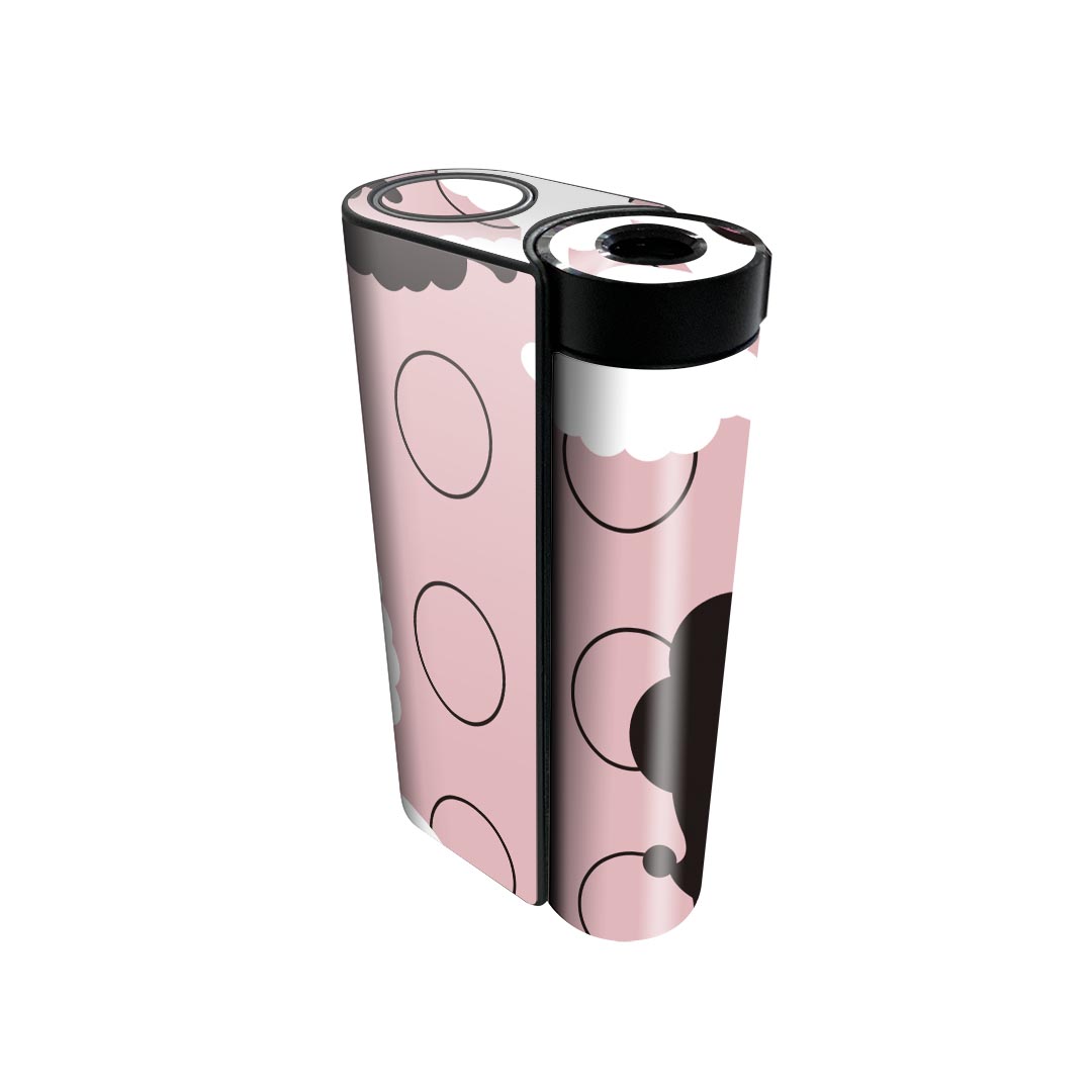 glo hyper x2 専用 デザインスキンシール 全面 フルセット カバー ケース 保護 グロー グロウ ステッカー デコ アクセサリー 電子たばこ 004158 犬　動物　キャラクター