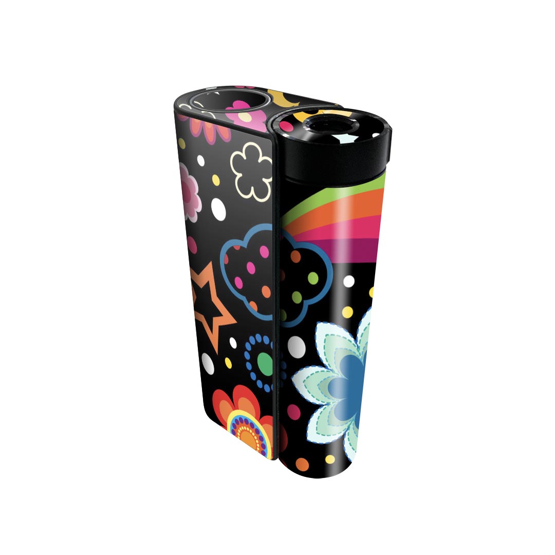 商品特徴・貼るだけでかんたん着せ替え、glo hyperx2 専用デザインスキンシール・高精細プリントで写真と遜色のない仕上がり！半光沢シートでしっとりツヤのある表現力・正面に加え、天面・底面シールがセットで一体感アップ！・ちょっとしたすり...