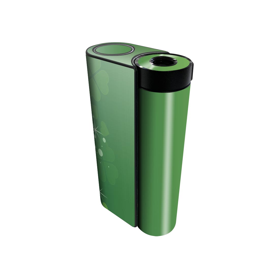 glo hyper x2 専用 デザインスキンシール 全面 フルセット カバー ケース 保護 グロー グロウ ステッカー デコ アクセサリー 電子たばこ 005488 四つ葉 クローバー