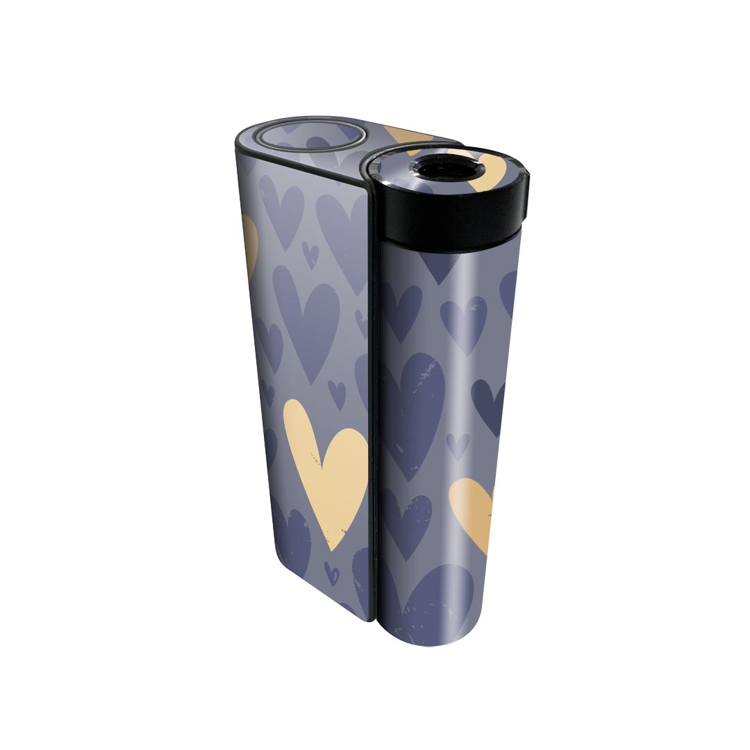 商品特徴・貼るだけでかんたん着せ替え、glo hyperx2 専用デザインスキンシール・高精細プリントで写真と遜色のない仕上がり！半光沢シートでしっとりツヤのある表現力・正面に加え、天面・底面シールがセットで一体感アップ！・ちょっとしたすり...