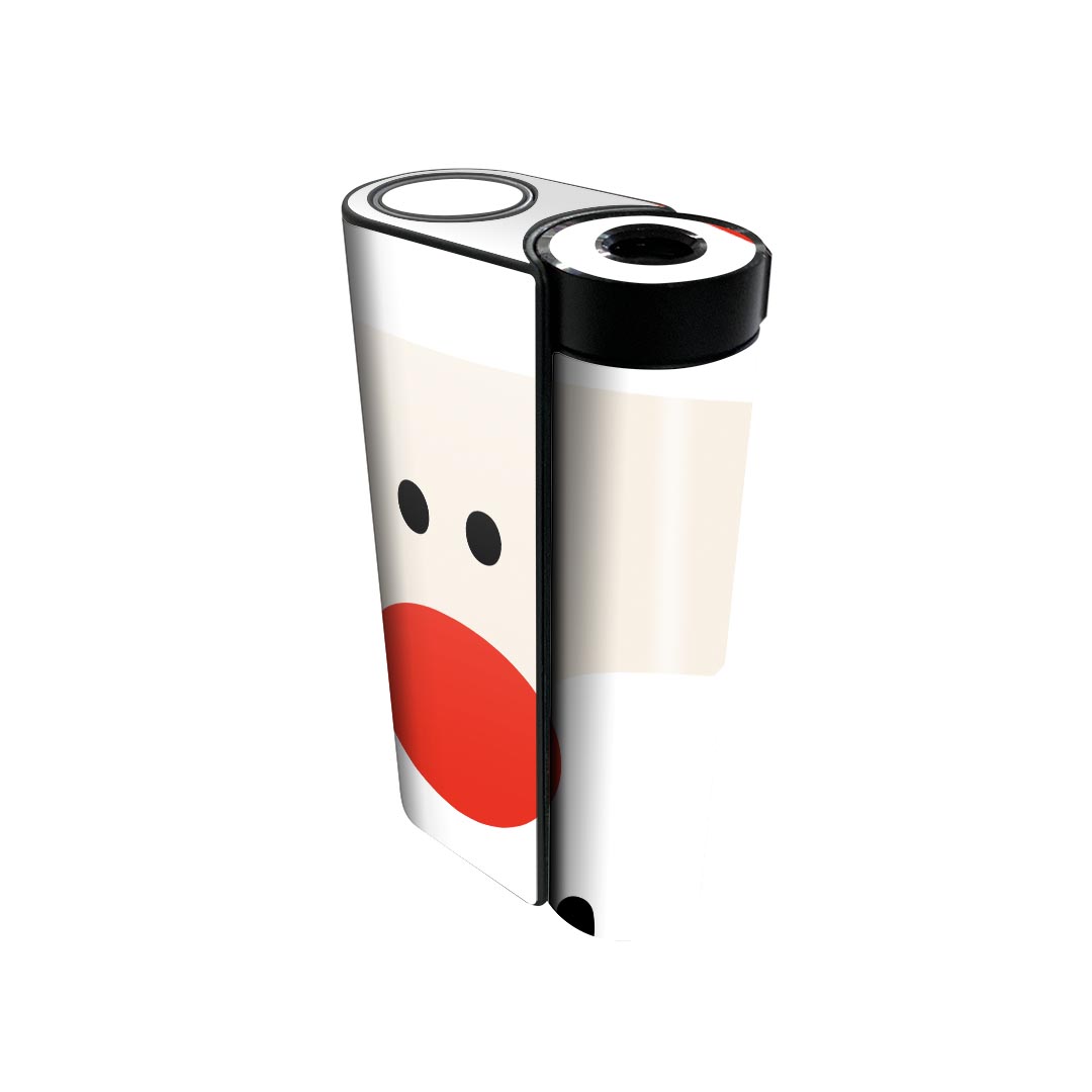 glo hyper x2 専用 デザインスキンシール 全面 フルセット カバー ケース 保護 グロー グロウ ステッカー デコ アクセサリー 電子たばこ 005686 イラスト サンタ