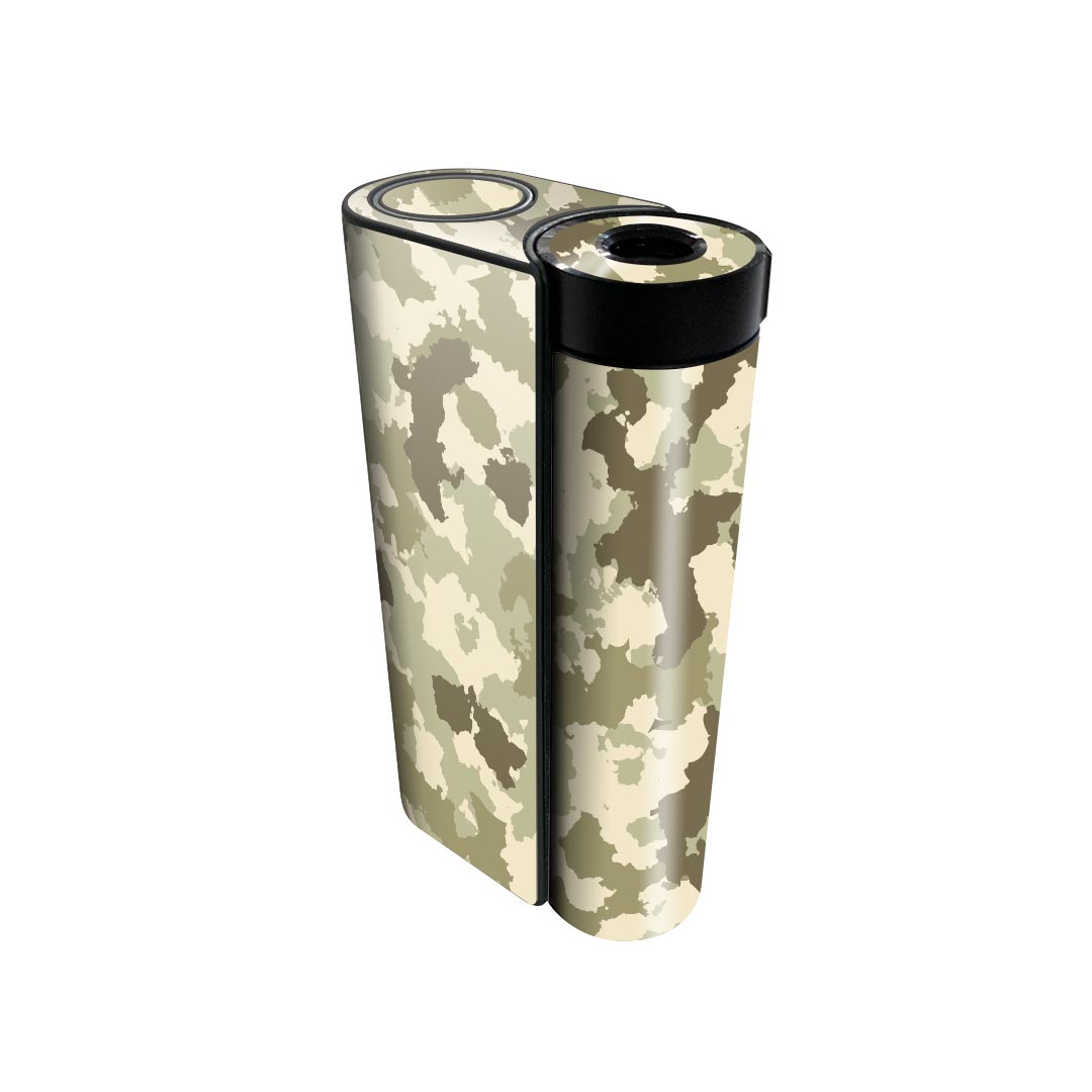 glo hyper x2 専用 デザインスキンシール 全面 フルセット カバー ケース 保護 グロー グロウ ステッカー デコ アクセサリー 電子たばこ 005723 迷彩　模様