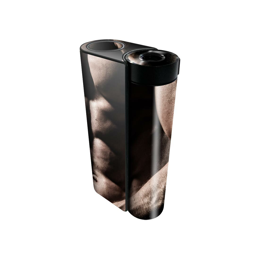 glo hyper x2 専用 デザインスキンシール 全面 フルセット カバー ケース 保護 グロー グロウ ステッカー デコ アクセサリー 電子たばこ 005776 写真 人物 筋肉