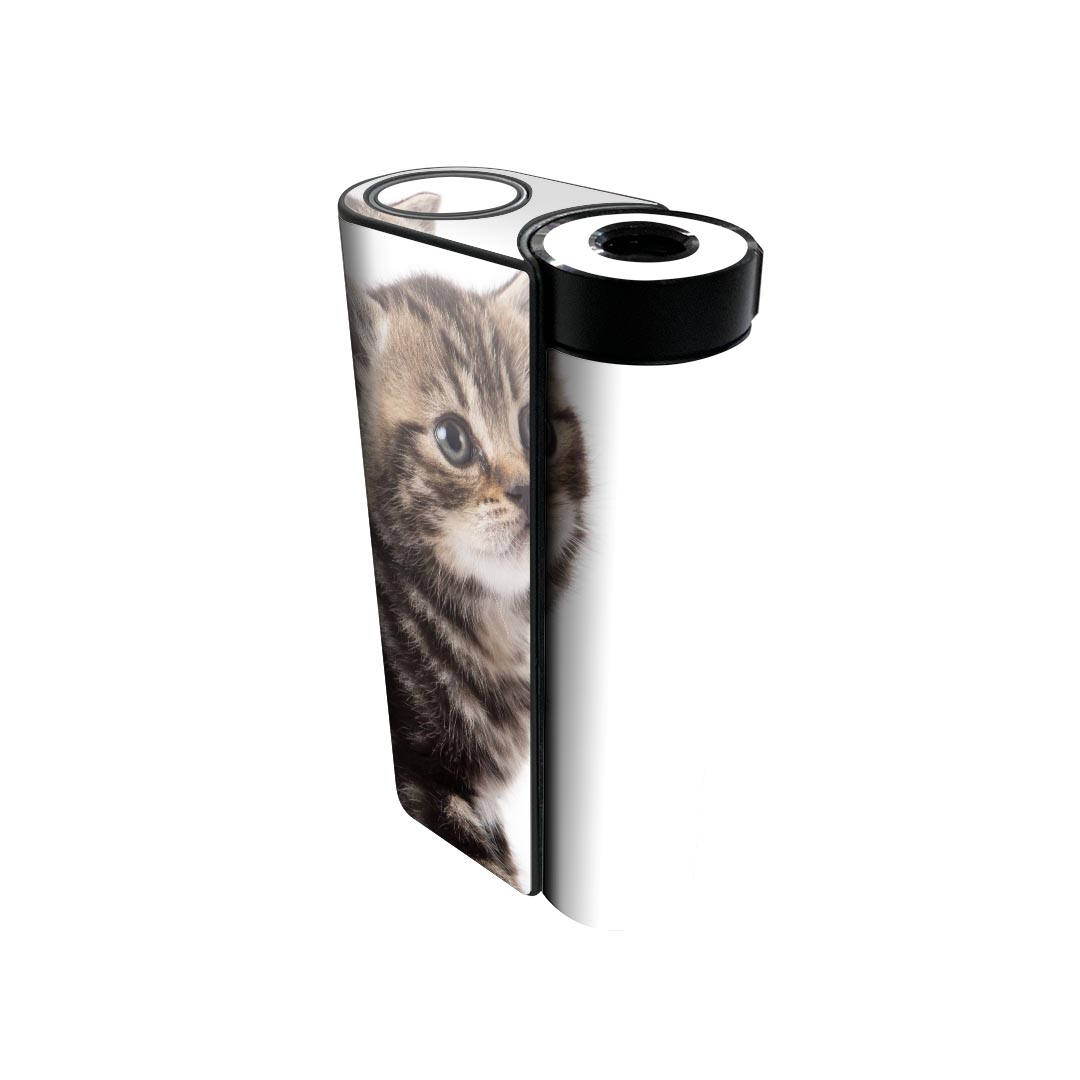 glo hyper x2 専用 デザインスキンシール 全面 フルセット カバー ケース 保護 グロー グロウ ステッカー デコ アクセサリー 電子たばこ 005930 アニマル 写真　動物　猫　ねこ