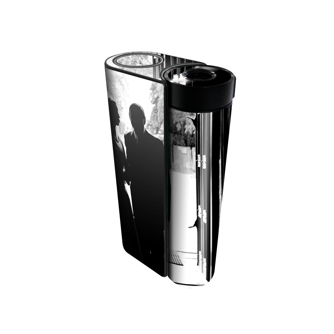 glo hyper x2 専用 デザインスキンシール 全面 フルセット カバー ケース 保護 グロー グロウ ステッカー デコ アクセサリー 電子たばこ 006600 写真 ウエディング