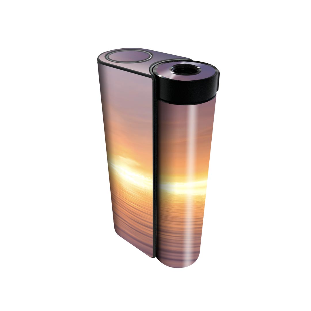 glo hyper x2 専用 デザインスキンシール 全面 フルセット カバー ケース 保護 グロー グロウ ステッカー デコ アクセサリー 電子たばこ 006610 写真 海 空 夕日