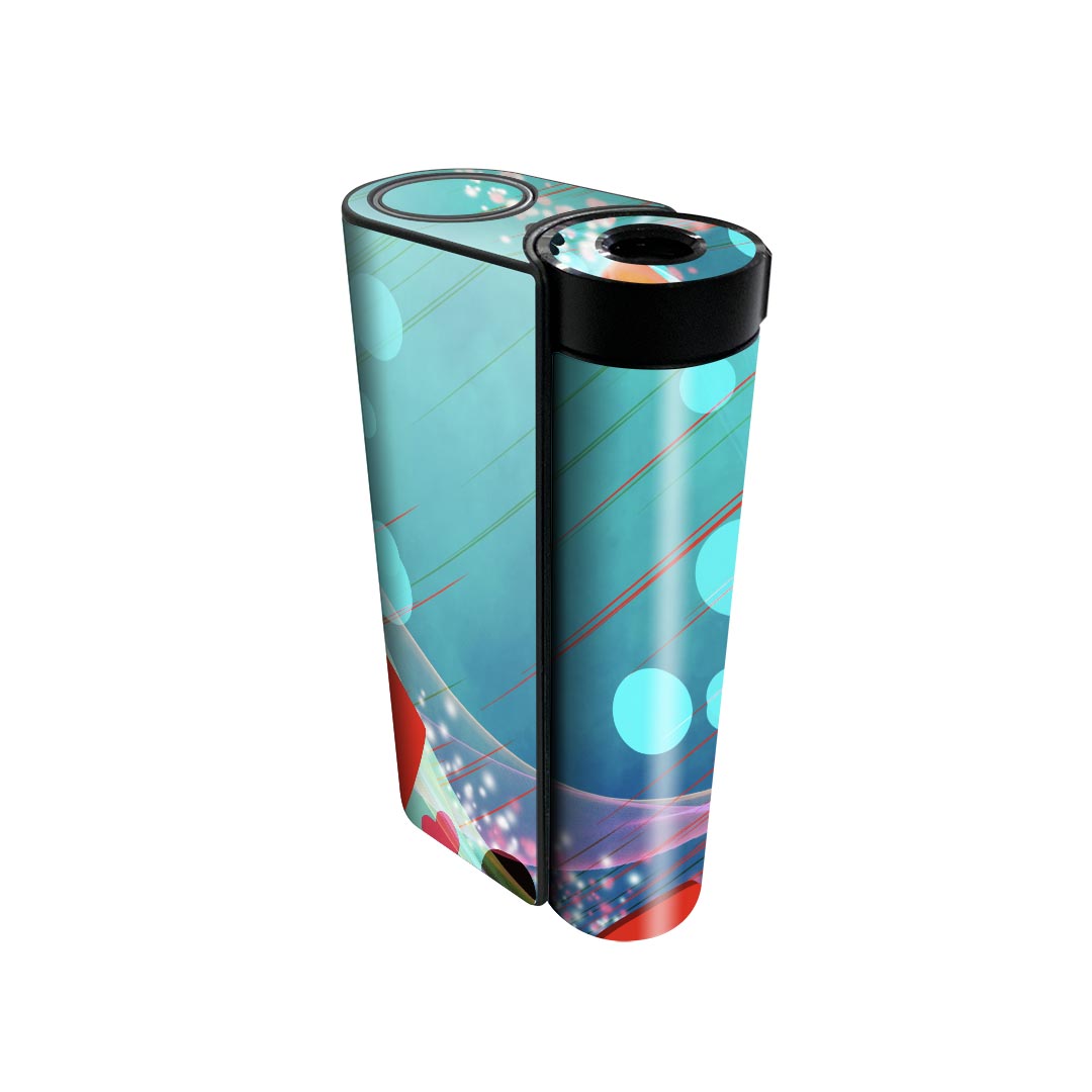 glo hyper x2 専用 デザインスキンシール 全面 フルセット カバー ケース 保護 グロー グロウ ステッカー デコ アクセサリー 電子たばこ 006964 トランプ　青　ブルー