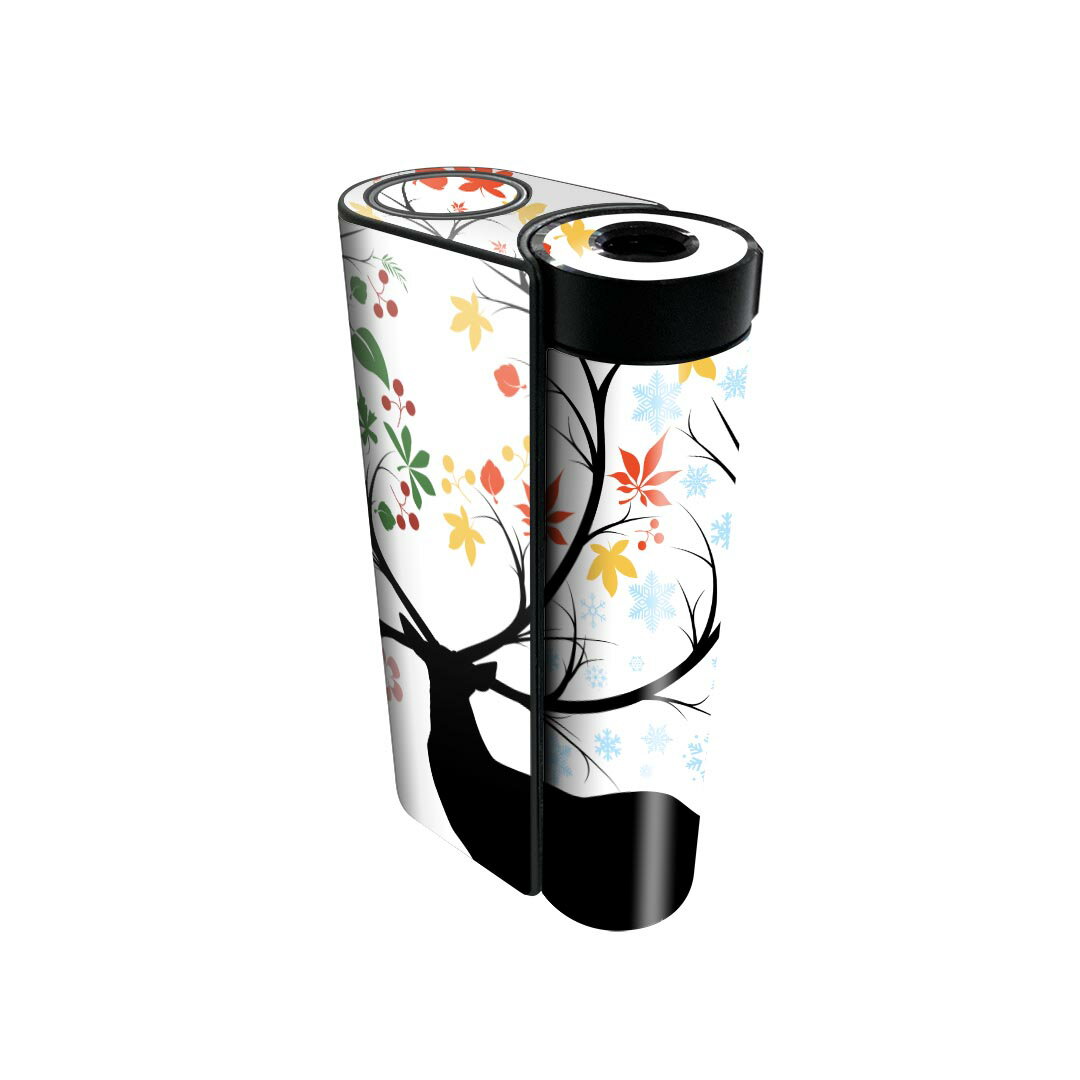 glo hyper x2 専用 デザインスキンシール 全面 フルセット カバー ケース 保護 グロー グロウ ステッカー デコ アクセサリー 電子たばこ 009497 　植物　動物